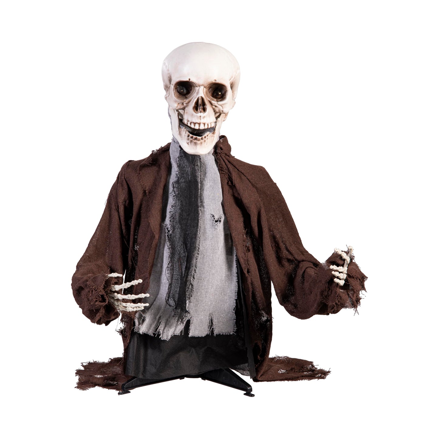 Evergreen Animated Groundbreaker Zombie for Halloween Outdoor Decoration, Sound Activated Zombie with Sporky Sound & Glowing Eyes, Halloween Props for Graveyard Lawn Yard Haunted House Decor