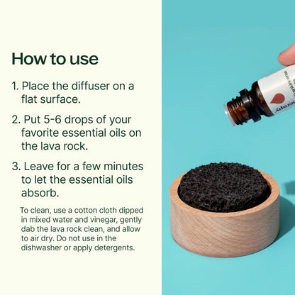 Plant Therapy Passive Lotus Flower Aromatherapy Diffuser - A Chic and Natural Home, Office, and Travel Essential Oil Diffuser
