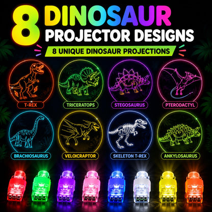 40PCS Dinosaur Party Favors for Kids, LED Light Up Finger Lights Glow in The Dark Toys - Dino Theme Birthday Party Supplies, Goodie Bag Fillers, Classroom Prizes, Pinata Stuffers for Boys Girls