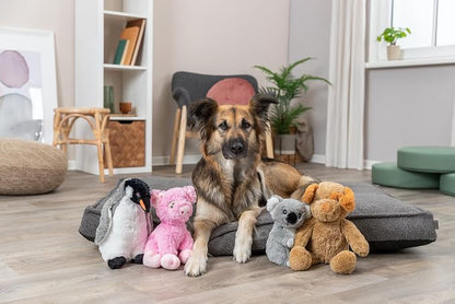TRIXIE Be Eco Enno The Dog Plush Dog Toy for All Dogs, 16" Fun and Cuddly No Sound Dog Toy, 98% Recycle Material