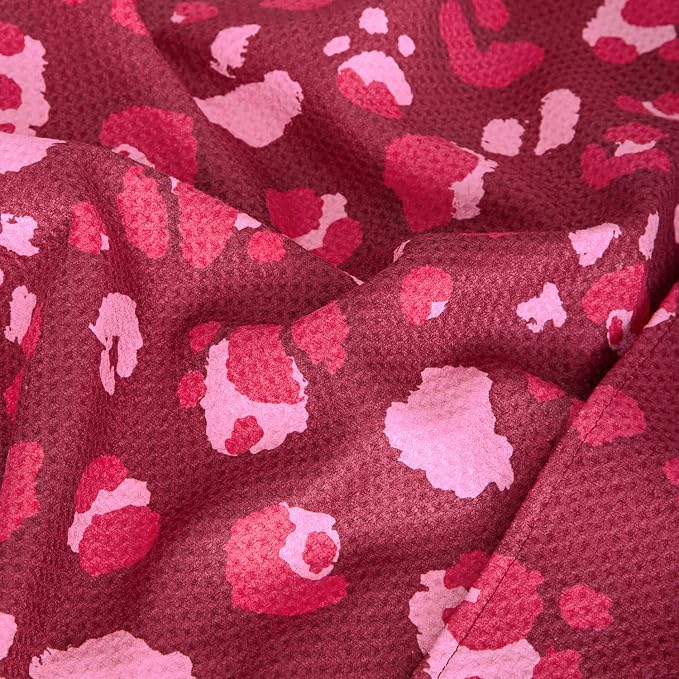 Dock & Bay Pet Towel - Super Absorbent & Quick Drying Dog Towels with Bag - 100% Recycled - Pink Paws, Medium (90x50cm, 35x19)