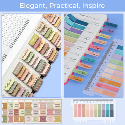 WOBAGMEN 76PCS Bible Study Supplies Kit for Women, Journaling Set with No Bleed Highlighters, Laminated Bible Tabs,Notebook, Quilted Pencil Case, Bible Accessories Set Beginner Christian Gifts