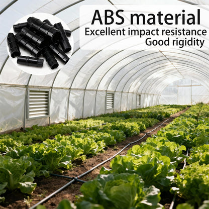 50PCS 1 Inch(32mm) Greenhouse Clips – Black Plastic Clamps for PVC Pipe, Garden Buildings, Greenhouse Films, Sunshade Nets, Shelters, Farming, and Gardening (1 in)