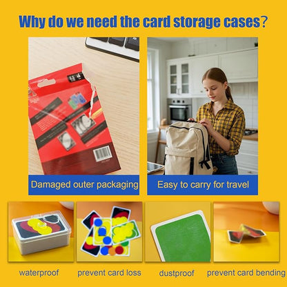 JINUPHION 3 Pcs Tarot Card Case, Tarot Card Holder for 4 3/4"×2 3/4" Standard Tarot Cards, Plastic Clear Card Deck Box Storage, Playing Card Case for Large-sized Cards,5" ×3 1/4" ×1 3/8" (NO Cards)