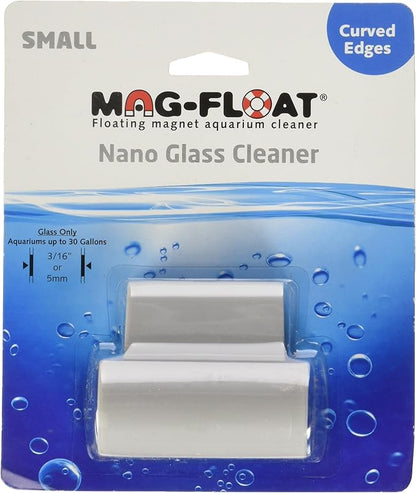 Mag-Float Nano 22 Cleaner for Curved Glass | Magfloat Magnetic Betta Fish Tank Cleaner | Magnet Cleaning Tool for Aquarium Scrubber Brush Cleaning Tool