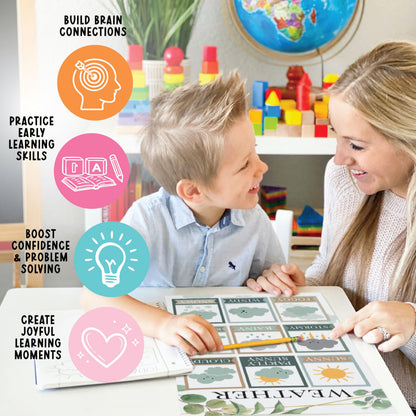 Hadley Designs 16 Educational Posters for Classroom Must Haves - Laminated Pre-K Posters for Toddler Homeschool Essentials, Toddler & Preschool Learning Activities, Kindergarten Classroom Decor