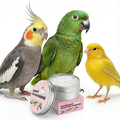 Bird Beak Moisturizer & Feet Balm – Dry Beak Treatment, Skin Hydration & Claw Repair for Parrots, Budgies, Cockatiels