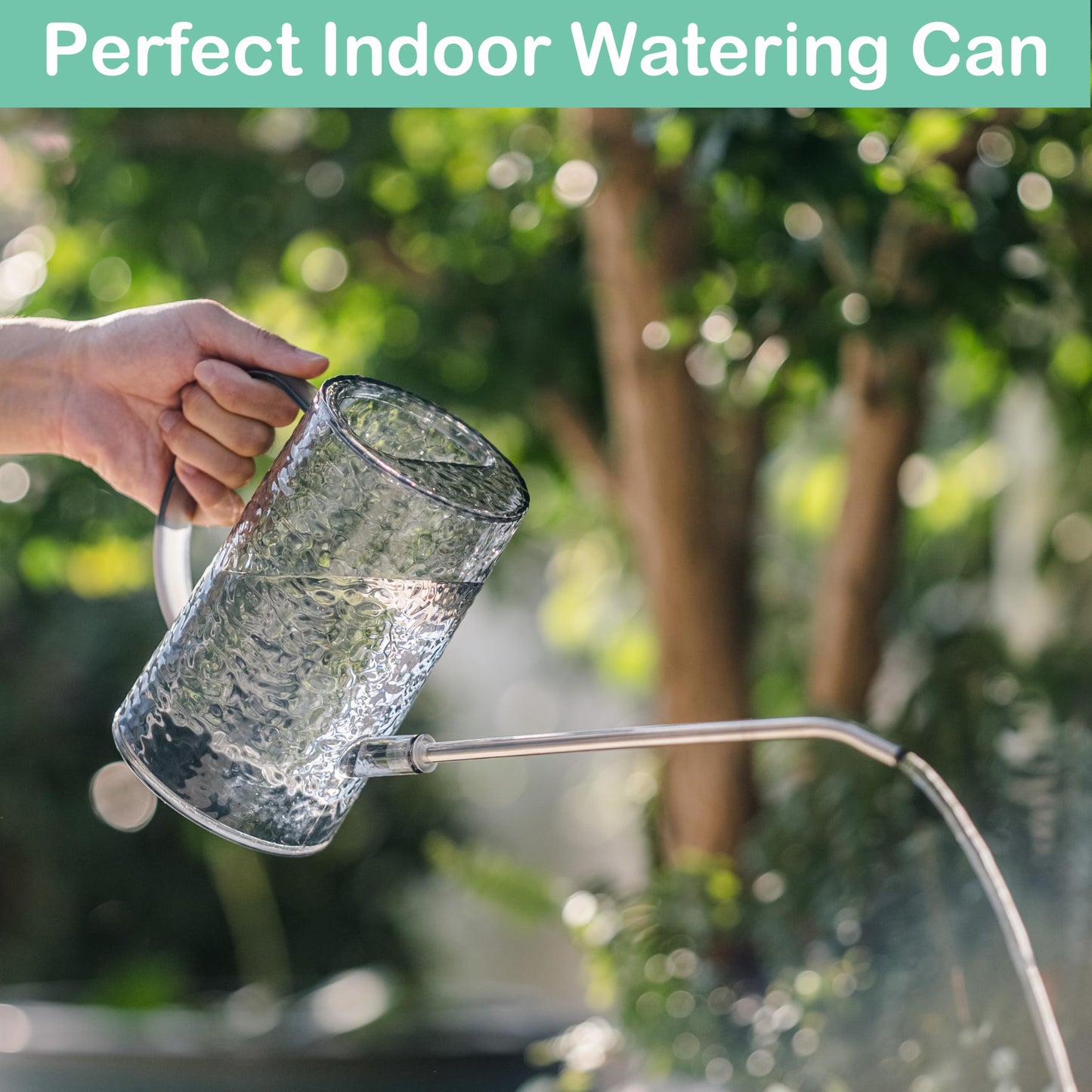 Long Spout Watering Can Indoor Plants, Small Watering Cans for House Plants, Flowers, Succulents 34oz