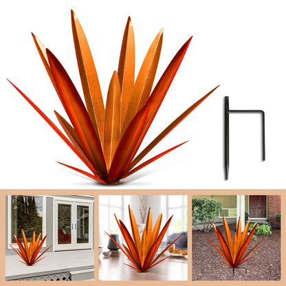 Homight Metal Country Tequila Sculpture DIY Plant Home Decor Garden Ornament Indooutdoor Statuette Patio Lawn Stake Decoration Gift