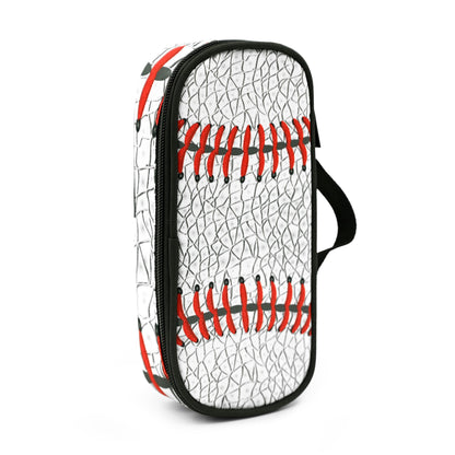 Droerfes Baseball Pencil Case Pencil Pouch Large Capacity Pen Bag School Office Organizer Stationery Storage Box For Girls Boys Teen Kids