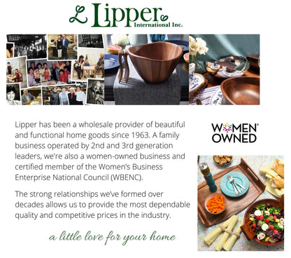 Lipper International Teak Wood Salt or Spice Box with Swivel Cover, 3.6" Diameter x 2.375" Tall