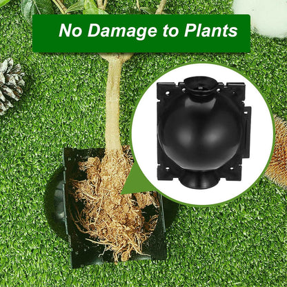 EATHEATY 30 Pcs Air Layering Pods - Reusable Plant Root Growing Box - High Pressure Propagation Ball Grafting Device - Botany Root Controller for Various Plants Asexual Reproduction, Black