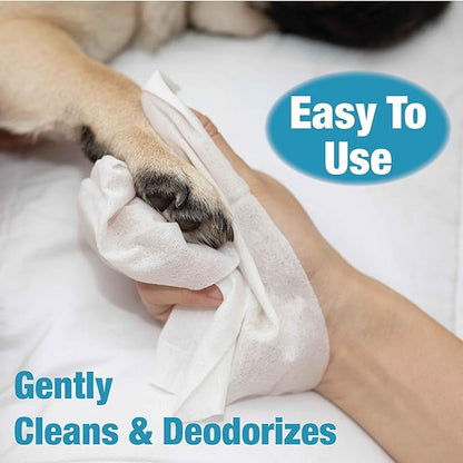 110 Pack Pet Grooming Wipes - Large & Extra-Large Sizes - Lavender, Aloe, & Unscented Variations - Hypoallergenic & Extra Durable - Perfect for Dogs & Cats, 6"x8"
