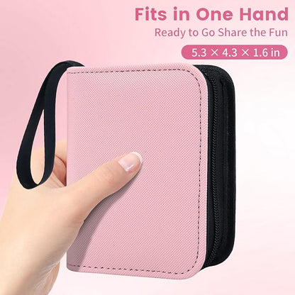 Mini Trading Card Binder Album, 1 Pocket Card Binder with 20 Double-Sided Pages 40 Pockets, Side Loading Small Card Binder for Trading Cards, Single Card Holder Book for Collectors and Kids
