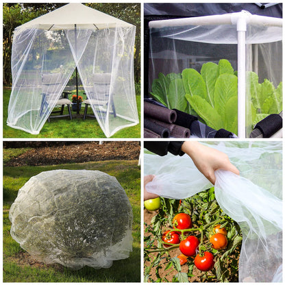 10 X 50FT Garden Mesh Netting Barrier,Fruit Tree Plant Netting for Vegetable Blueberry Bushes Plant Row Cover Screen Protection