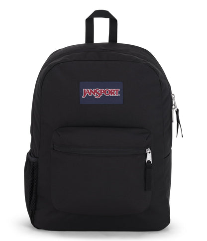 JanSport Cross Town Backpack 17" x 12.5" x 6" - Simple Bag for Everyone with 1 Main Compartment, Front Utility Pocket - Premium Class Accessories - Black