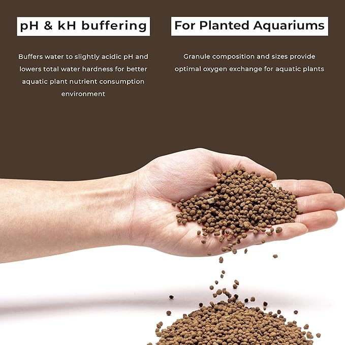 Ultum Nature Systems Controsoil - Freshwater Aqua Soil Substrate for Fish, Shrimp, Live Plant Propagation and Aquascaping - 6.8pH Low Ammonia, Volcanic Ash - Brown, Normal (1 Liter)