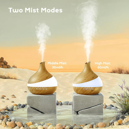 HJTHJT 500ML Essential Oil Diffuser: Aroma Diffuser with Remote Control for Hotel Spa Yoga Room - Humidifiers for Bedroom with 14 Colors LED Night Light for Kids/Women Home Relaxation