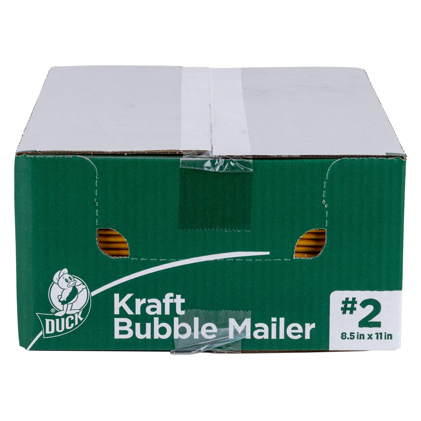 Duck Brand #2 Kraft Bubble Mailer, Manila, 8.5 inch x 11 inch, 25 Pack