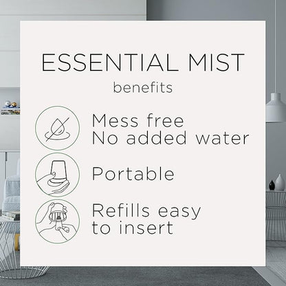 Air Wick Essential Mist Refill,Linen & Petals,Air Freshener,Essential Oils,(Pack of 6)