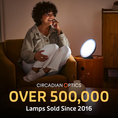 Circadian Optics Langham Clinical Grade Light Therapy Desk Lamp | 10,000 Lux at 12" | As Seen On Shark Tank | 5X Power & Brightness | Large 6" X 17" Light Panel | Improves Mood, Focus & Sleep