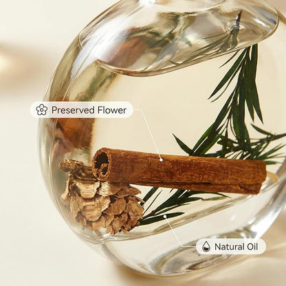 Cedar Wood & White Musk Essential Oil Reed Diffuser for Home&Office, Luxury Hotel Collection Diffuser Oil Inspired by Ritz Carlton, Bathroom,Bedroom&Living Room Shelf Decor,Non-Toxic & Gift Ready
