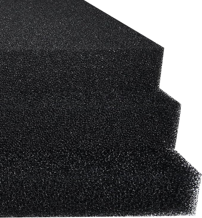 ALEGI Aquarium Sponge Filter Pad, Bio Filter Media Foam Sponges, Cut-to-Size Foam for Fish Tank (20"x20"x1.57" (50PPI))