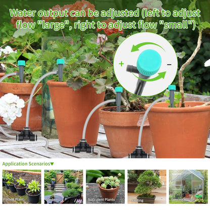 Automatic Watering System for Potted Plants | Indoor Plant Waterer with Programmable Timer, Dual Self-Priming Pumps, Drip Irrigation Kit for Up to 20 Plants