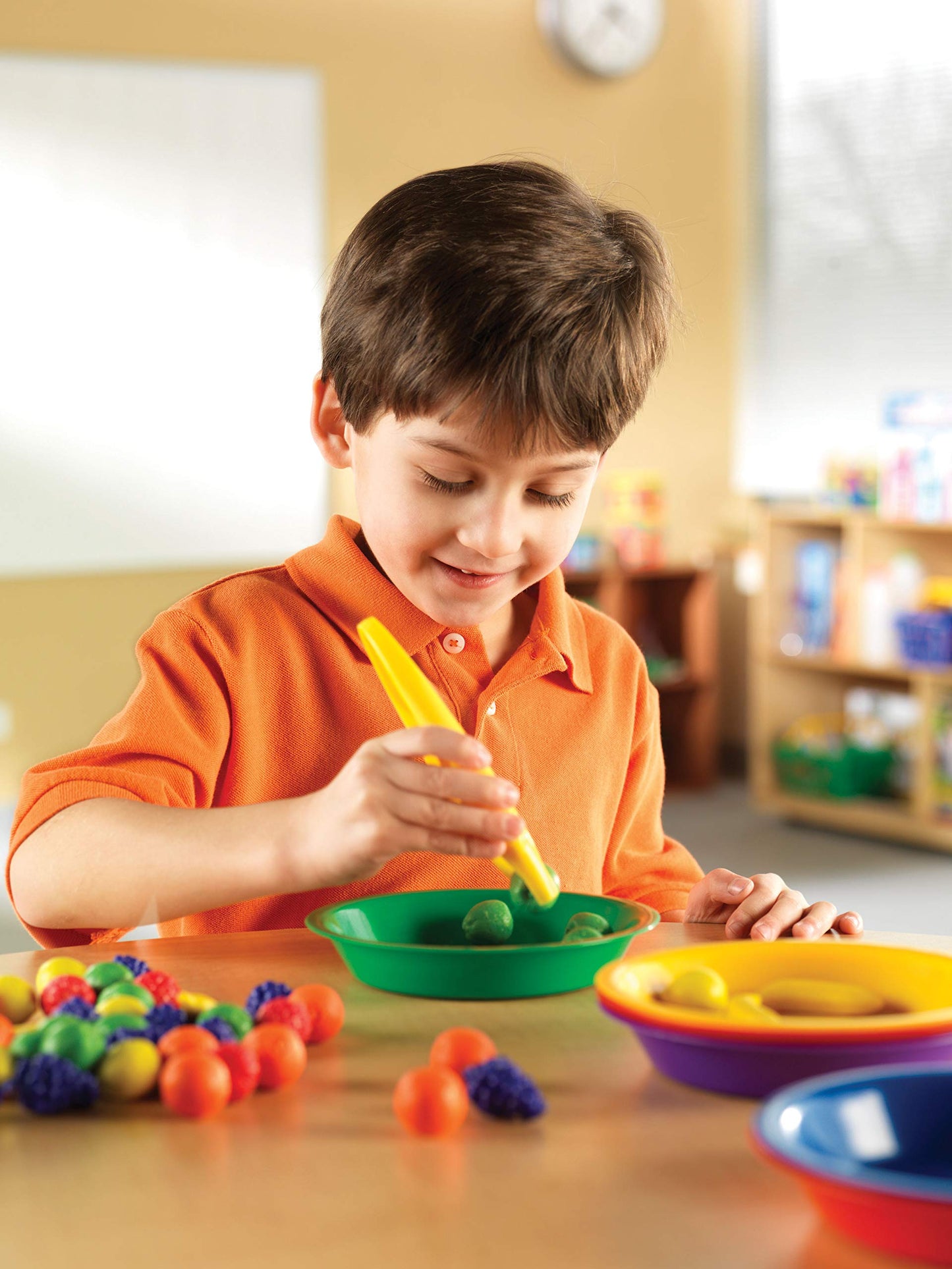 Learning Resources Jumbo Tweezers, Set Of 12, Sorting & Counting, Preschool Science, Homeschool, Toddler Fine Motor Skill Development (Pack of 12)