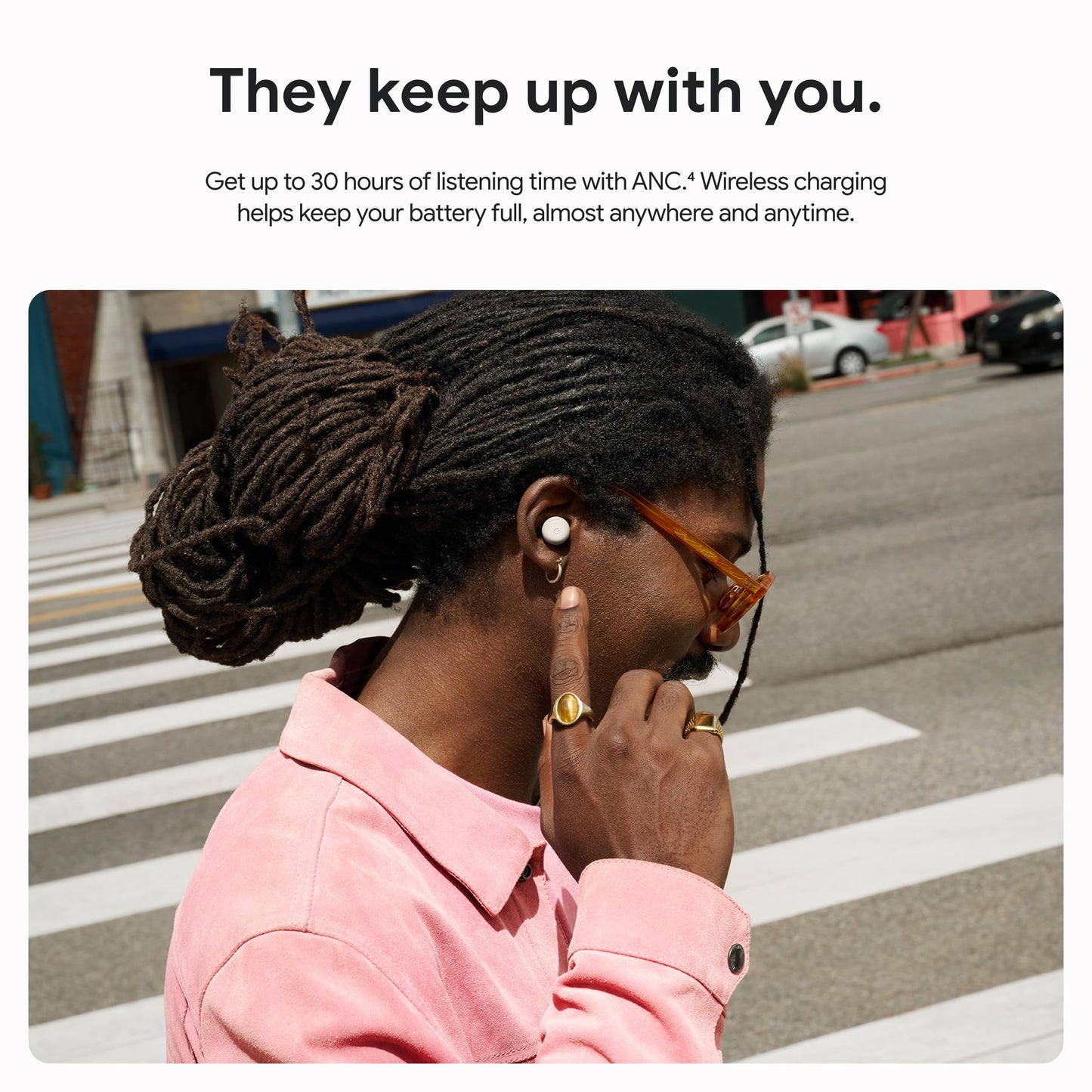 Google Pixel Buds Pro 2 - Wireless Earbuds with Active Noise Cancellation – Bluetooth Headphones - Peony