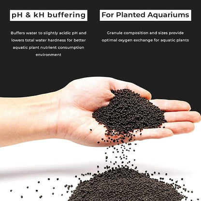 Ultum Nature Systems Controsoil - Freshwater Aqua Soil Substrate for Fish, Shrimp, Live Plant Propagation and Aquascaping - 6.8pH Low Ammonia, Volcanic Ash - Black, Extra Fine (10 Liter)