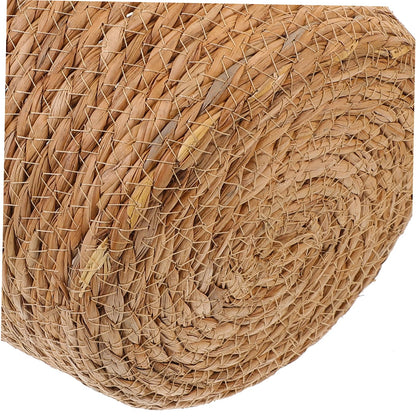 BESPORTBLE 2Pcs Wicker Planter Basket Straw Woven Flower Basket for Indoor Outdoor Plant Storage Decorative Rustic Home Garden Use 9X9X6.5 Inch