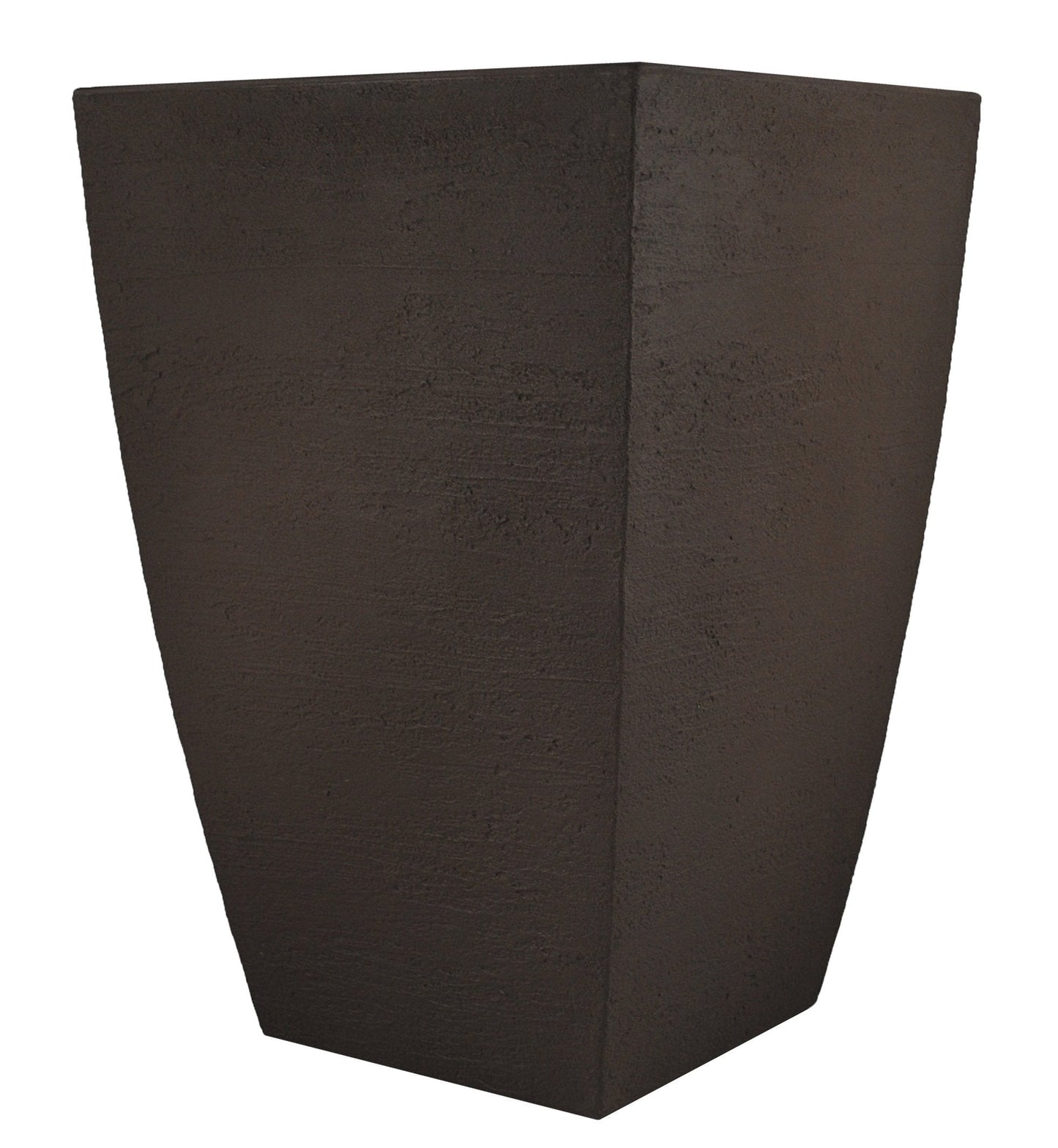 Tusco Products MSQT19ES Modern Square Garden Planter, 19-Inch, Espresso