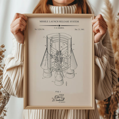 Monem Art 6-Piece Space Exploration Blueprint Print - Space Patent Poster - Rocket, Spaceship, NASA & Satellite Art - Technical Drawing Wall Design - Dorm or Office Decor - 8x10 UNFRAMED Wall Art
