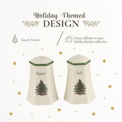 Spode Hexagonal Salt & Pepper Set