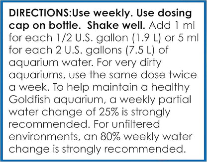 API GOLDFISH AQUARIUM CLEANER Aquarium Cleaner 4-Ounce Bottle