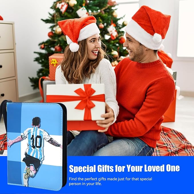 Custom Card Binder 1080 Pocket, DIY Anime Sports Cover Design, Portable Waterproof Storage Album with Removable Sleeves for Baseball Football Soccer One Piece Cards Collectors