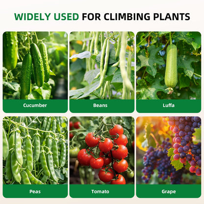 Laodier Cucumber Trellis for Raised Bed, U-Shape Garden Arch Metal Support for Climbing Plants, Metal Arch Plant Support Vegetables Trellis, Plant Support for Vine Outdoor(Black, 63*30*47inch(L*W*H))