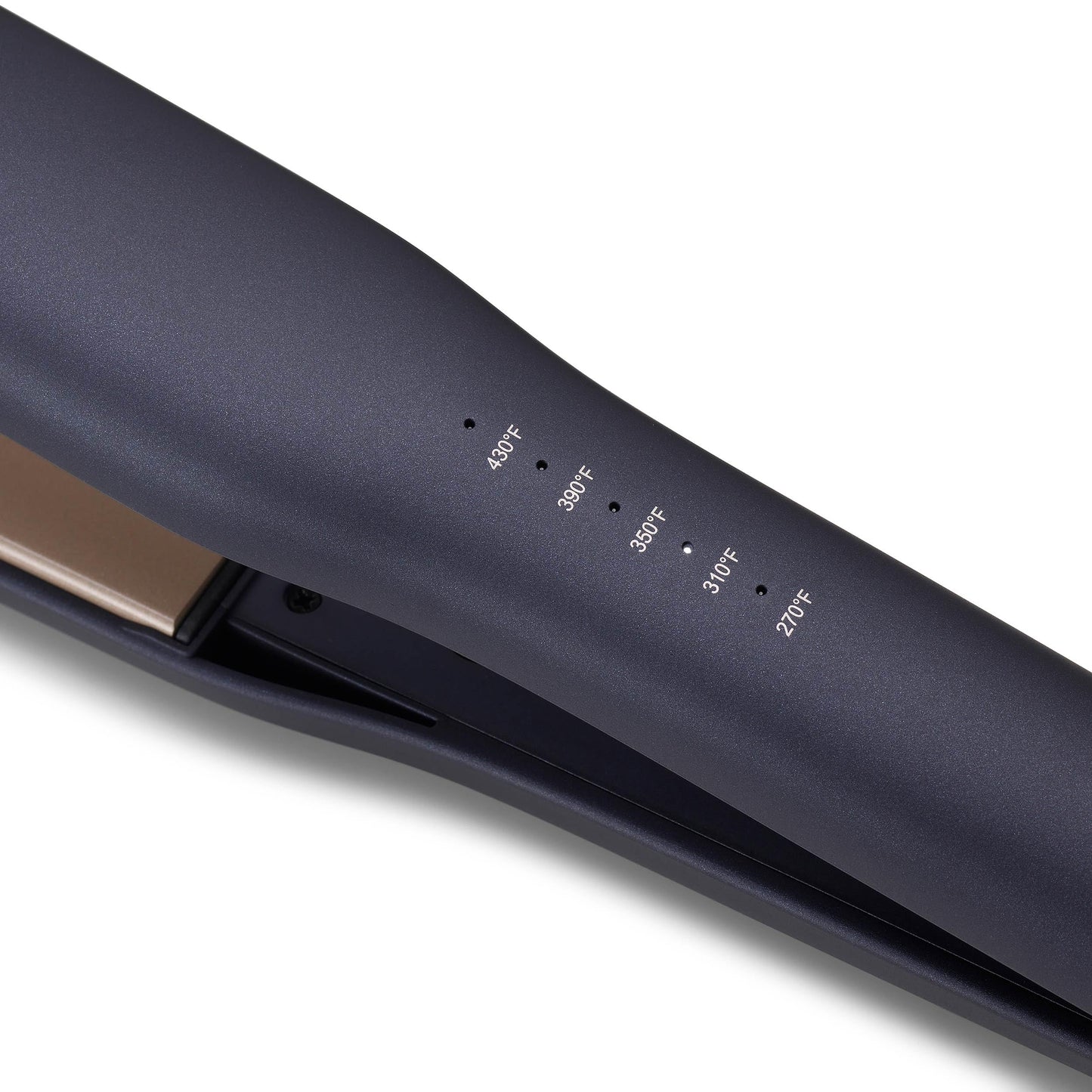 Bio Ionic GoldPro Hair Straightener, Blue, Moisturizing Heat Technology & 24K Gold MX, Hair Straightening Iron for Sleek Styles & Flat Iron Curls, 40% Longer Plates, Adjustable Heat