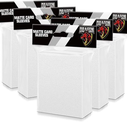 Kitoyz 500Pcs Card Sleeves for Trading Card, Matte Card Sleeves Deck Card Protectors Compatible with Baseball Cards, Sports Cards, Game Cards, Clear