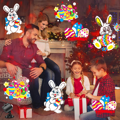 Brighter Easter Lights Projector,2026 Upgrade Holiday Projectors with 19HD Slides (Ocean Wave & Patterns), Weatherproof Christmas,Halloween Projector,Easter Decorations for Light Show