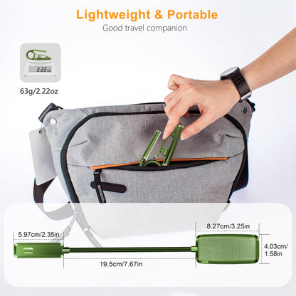 Gritin 9 LED Rechargeable Book Light for Reading in Bed - Eye Caring 3 Color Temperatures,Stepless Dimming Brightness,80 Hrs Runtime Small Lightweight Clip On Book Reading Light for Studying