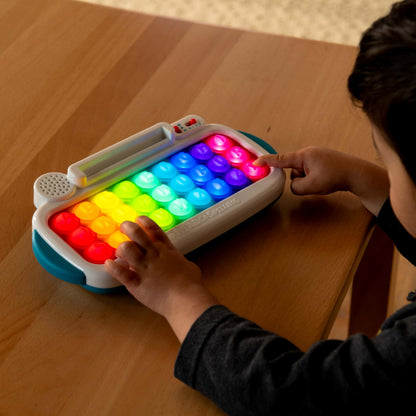 Chuckle & Roar Pop It! ABC & Spelling Keyboard - Multicolor - Smart Letter Guidance with Alphabet Learning Toys - Soft Silicone Keys for Toddler Sensory Toys - Compact Travel Play Kit for Toddlers 1-3