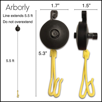 Plant Yoyo Hangers - 12 Pack - 2 Hooks - Plant Support for Stems & Branches with Heavy Buds, Colas, Flowers, Fruits & Vegetables - Great for Grow Tent, Grow Room, and Garden
