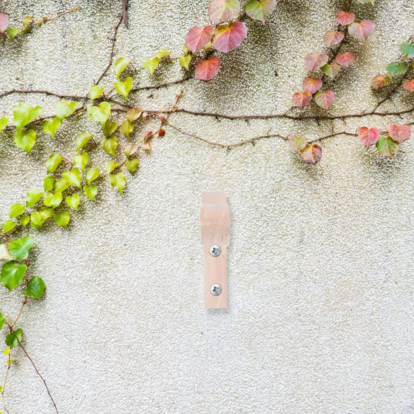 Ciieeo 2pcs Wall Hook Flower Brackets for Plants Indoor and Outdoor, Wooden Plant Hangers for Pots, Lanterns, Wind Chimes, Decorative Wall Mounted Hanging Hooks for Garden Patio
