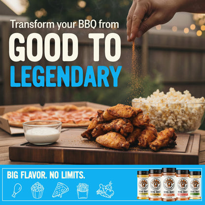 Kosmos Q Salt & Vinegar Wing Dust, Father’s Day Gift, Salt & Vinegar Seasoning for Wings, Popcorn, Fries & More, Tangy Dry Rub Dust for Chicken, Snacks & Vegetables, Gluten Free, 8 Oz Shaker Bottle