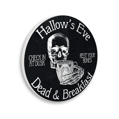 Stupell Industries 'Black Hallow's Eve Halloween Sign'| Wall Plaque Art