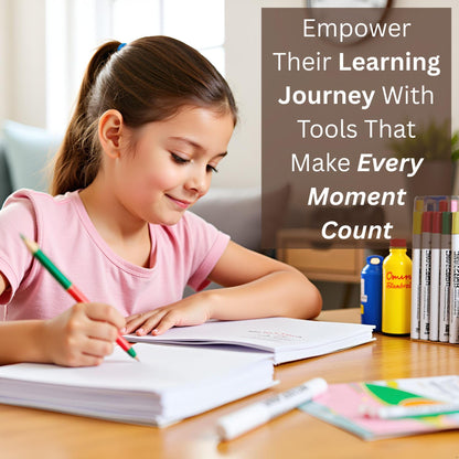 OMURA Learning Elementary School Supplies Kit – 85-Piece Back to School Supplies, School Supply Kit Elementary for Grades 3–5 | Notebooks, Pencils, Crayons, Markers, Glue & Student School Supplies