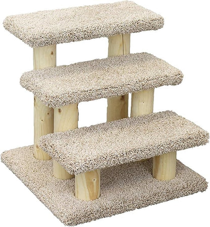 New Cat Condos 110223 Pet Stairs, Large, Beige