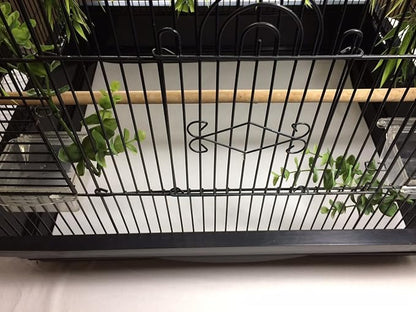 BirdCage Liners - POLY COATED- Medium Sizes -Custom Sizes- 60, 100 or 150 Pre Cut Sheets - Up To 300 Ft of Paper